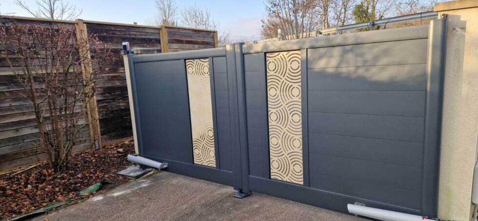 portail alu - HFC - nancy